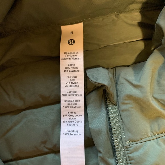 Women's Olive pack it down Puffer Vest - Picture 2 of 4